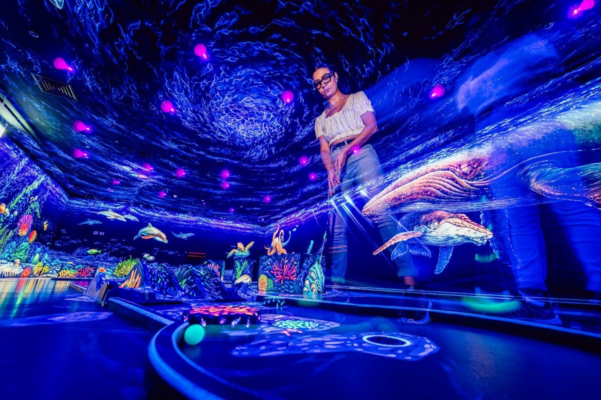 Minigolfe 3D Blacklight