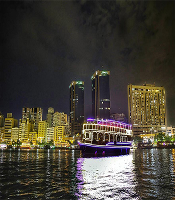 Cruzeiro com Jantar no Dubai Creek